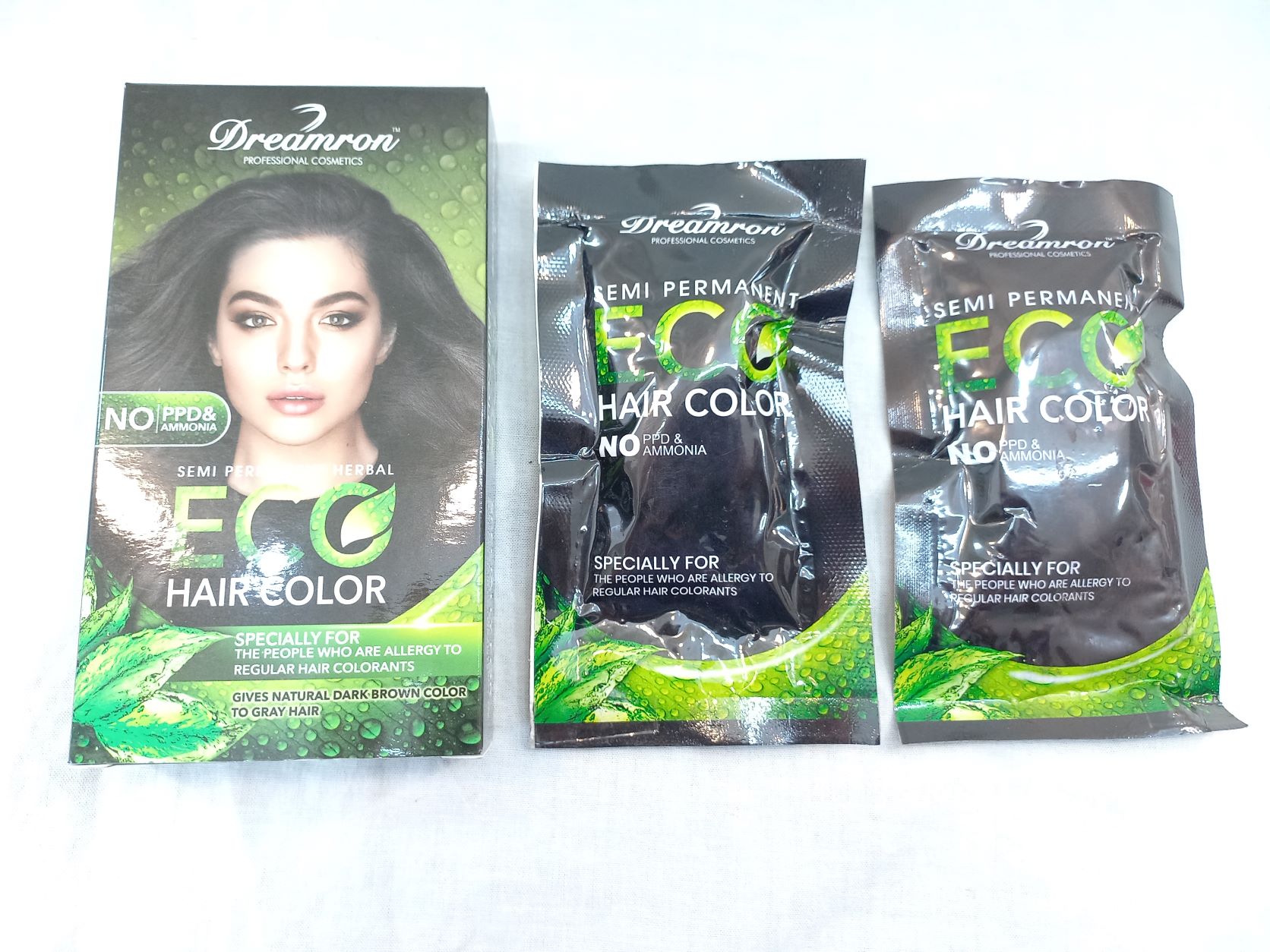 Dreamron No PPD No Ammonia Semi Permanent Herbal ECO Hair Color | ShopHere