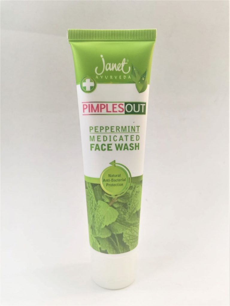 Janet Ayurveda Pimples Out Peppermint Medicated Face Wash 100ml Shophere