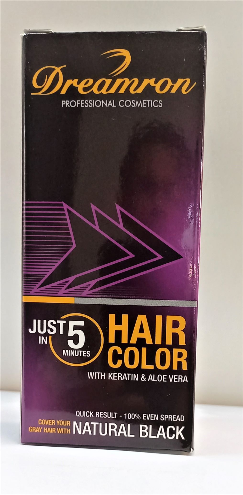 Dreamron Permanent Hair Color Ready to Use Hair Dye Hair Gray coverage for  Men & Woman Just in 5 mts hair color Natural Black () 20ml | ShopHere