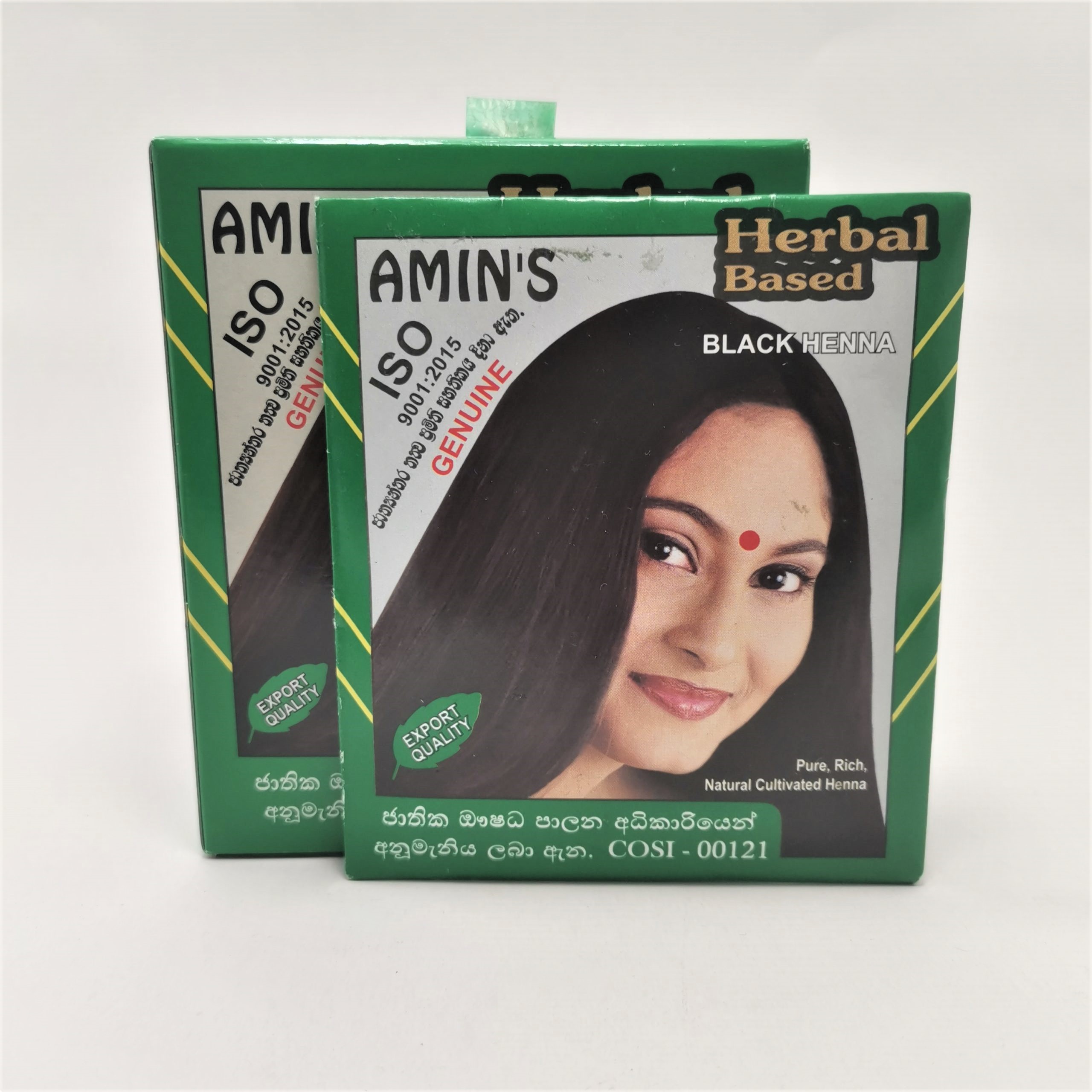 Amin's Ammonia Free Herbal Black Henna Hair Color Ready to Use Hair Dye Hair  Gray coverage for Men & Woman 10g x 5 | ShopHere
