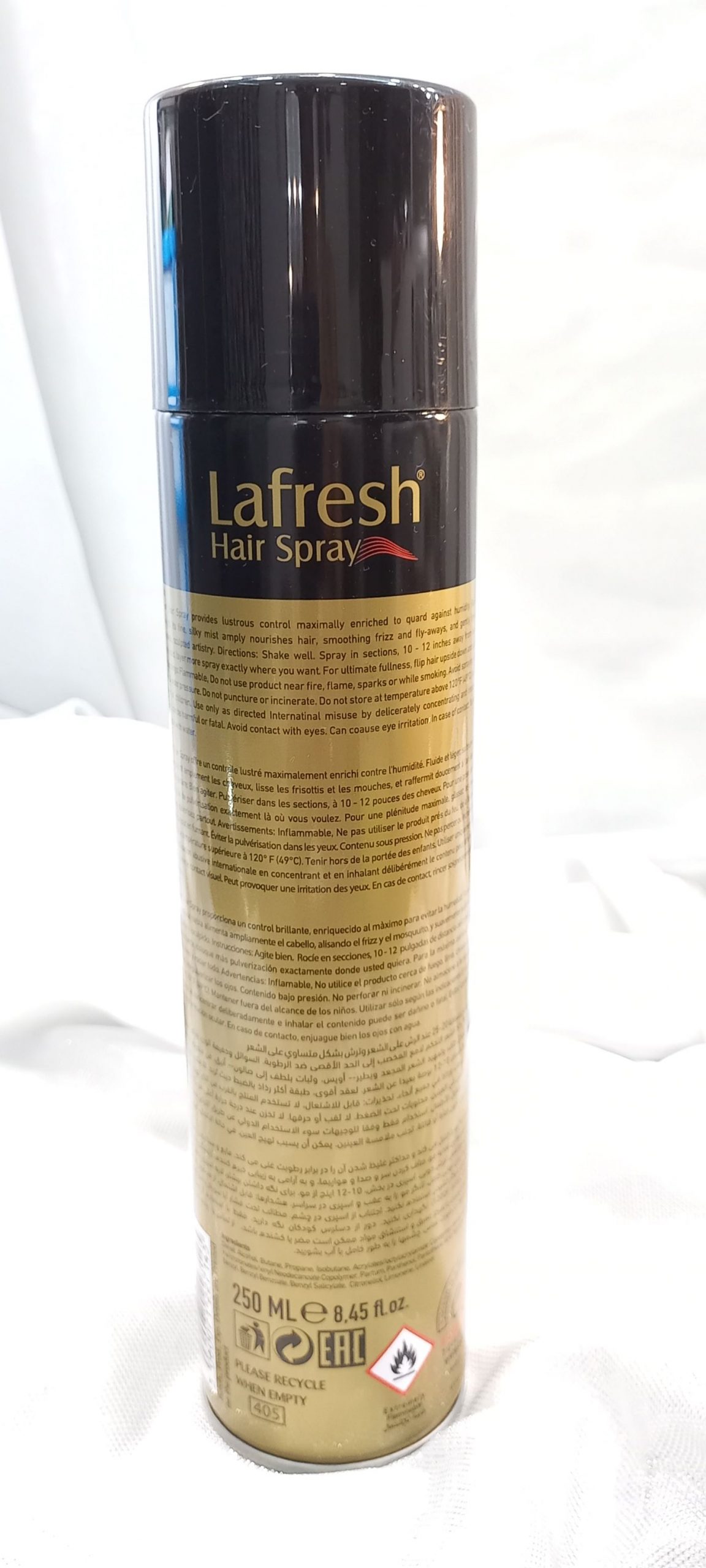 Lafresh Ultra Strong Hair Spray Unbreakable Hold & Shine Hair Spray for Men  & Woman 250ml | ShopHere